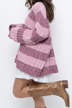 Load image into Gallery viewer, Vintage x Pink Two-tone Cotton Ribbed Knit Turtleneck (XS-XL)