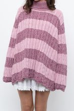 Load image into Gallery viewer, Vintage x Pink Two-tone Cotton Ribbed Knit Turtleneck (XS-XL)