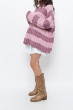 Load image into Gallery viewer, Vintage x Pink Two-tone Cotton Ribbed Knit Turtleneck (XS-XL)