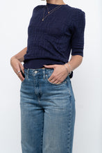 Load image into Gallery viewer, FENDI x Navy Monogram Short Sleeve (S, M)