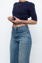 Load image into Gallery viewer, FENDI x Navy Monogram Short Sleeve (S, M)