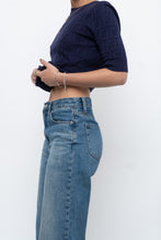 Load image into Gallery viewer, FENDI x Navy Monogram Short Sleeve (S, M)