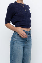 Load image into Gallery viewer, FENDI x Navy Monogram Short Sleeve (S, M)