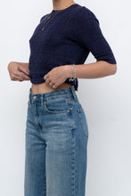 Load image into Gallery viewer, FENDI x Navy Monogram Short Sleeve (S, M)