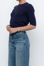 Load image into Gallery viewer, FENDI x Navy Monogram Short Sleeve (S, M)