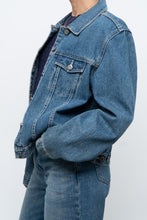 Load image into Gallery viewer, Vintage x Midwash Cropped Denim Jacket (XS-M)