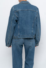 Load image into Gallery viewer, Vintage x Midwash Cropped Denim Jacket (XS-M)