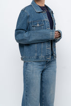 Load image into Gallery viewer, Vintage x Midwash Cropped Denim Jacket (XS-M)