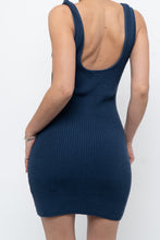 Load image into Gallery viewer, DYNAMITE x Blue Knit Mini Dress (XS, S)