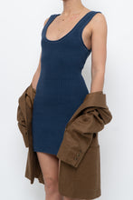 Load image into Gallery viewer, DYNAMITE x Blue Knit Mini Dress (XS, S)