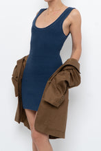 Load image into Gallery viewer, DYNAMITE x Blue Knit Mini Dress (XS, S)