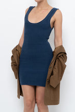 Load image into Gallery viewer, DYNAMITE x Blue Knit Mini Dress (XS, S)