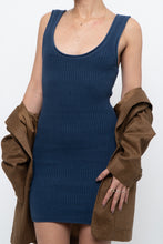 Load image into Gallery viewer, DYNAMITE x Blue Knit Mini Dress (XS, S)