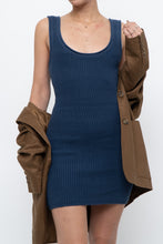 Load image into Gallery viewer, DYNAMITE x Blue Knit Mini Dress (XS, S)