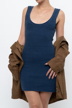 Load image into Gallery viewer, DYNAMITE x Blue Knit Mini Dress (XS, S)