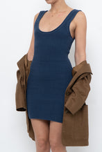 Load image into Gallery viewer, DYNAMITE x Blue Knit Mini Dress (XS, S)