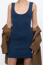 Load image into Gallery viewer, DYNAMITE x Blue Knit Mini Dress (XS, S)