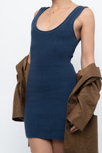 Load image into Gallery viewer, DYNAMITE x Blue Knit Mini Dress (XS, S)