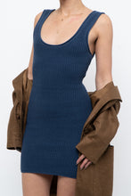 Load image into Gallery viewer, DYNAMITE x Blue Knit Mini Dress (XS, S)