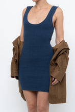 Load image into Gallery viewer, DYNAMITE x Blue Knit Mini Dress (XS, S)