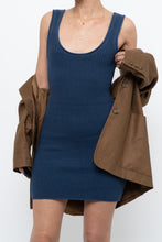 Load image into Gallery viewer, DYNAMITE x Blue Knit Mini Dress (XS, S)