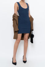Load image into Gallery viewer, DYNAMITE x Blue Knit Mini Dress (XS, S)