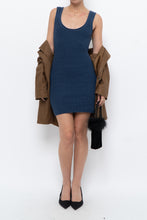Load image into Gallery viewer, DYNAMITE x Blue Knit Mini Dress (XS, S)