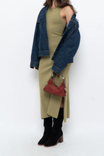 Load image into Gallery viewer, THE DROP x Chartreuse Knit Maxi Dress (S)