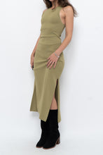 Load image into Gallery viewer, THE DROP x Chartreuse Knit Maxi Dress (S)