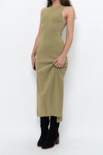 Load image into Gallery viewer, THE DROP x Chartreuse Knit Maxi Dress (S)