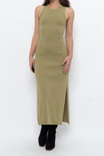 Load image into Gallery viewer, THE DROP x Chartreuse Knit Maxi Dress (S)