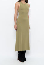 Load image into Gallery viewer, THE DROP x Chartreuse Knit Maxi Dress (S)