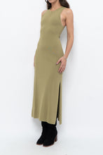 Load image into Gallery viewer, THE DROP x Chartreuse Knit Maxi Dress (S)