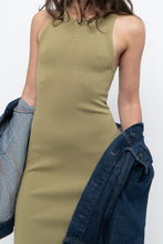 Load image into Gallery viewer, THE DROP x Chartreuse Knit Maxi Dress (S)