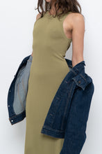 Load image into Gallery viewer, THE DROP x Chartreuse Knit Maxi Dress (S)