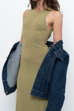 Load image into Gallery viewer, THE DROP x Chartreuse Knit Maxi Dress (S)