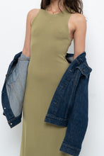 Load image into Gallery viewer, THE DROP x Chartreuse Knit Maxi Dress (S)