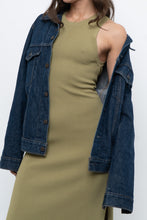 Load image into Gallery viewer, THE DROP x Chartreuse Knit Maxi Dress (S)