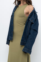Load image into Gallery viewer, THE DROP x Chartreuse Knit Maxi Dress (S)