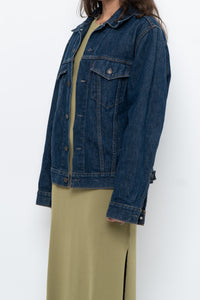 Vintage x Made in Canada x LEVI'S Darkwash Denim Jacket (XS-M)