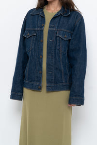 Vintage x Made in Canada x LEVI'S Darkwash Denim Jacket (XS-M)