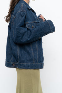 Vintage x Made in Canada x LEVI'S Darkwash Denim Jacket (XS-M)