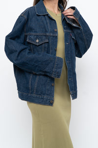 Vintage x Made in Canada x LEVI'S Darkwash Denim Jacket (XS-M)