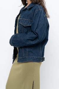 Vintage x Made in Canada x LEVI'S Darkwash Denim Jacket (XS-M)