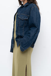 Vintage x Made in Canada x LEVI'S Darkwash Denim Jacket (XS-M)