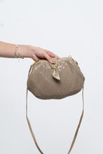 Load image into Gallery viewer, Vintage x Beige Sequin Chainlink Purse
