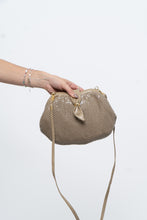 Load image into Gallery viewer, Vintage x Beige Sequin Chainlink Purse