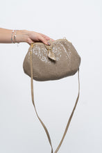 Load image into Gallery viewer, Vintage x Beige Sequin Chainlink Purse