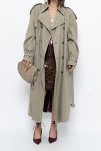 Load image into Gallery viewer, Vintage x Made in Canada x Beige Cotton Belted Trench (XS-L)