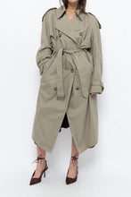 Load image into Gallery viewer, Vintage x Made in Canada x Beige Cotton Belted Trench (XS-L)